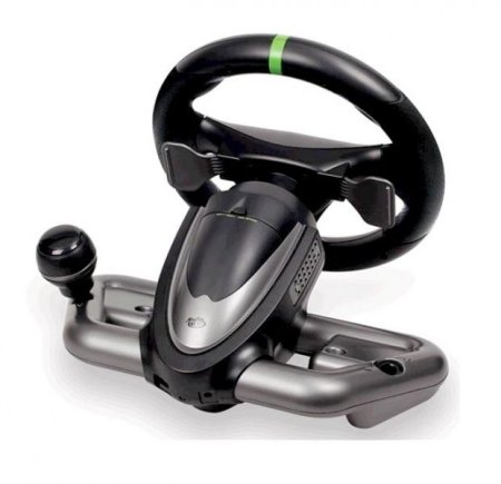 Руль беспроводной гоночный (Wireless Racing Wheel Madcatz) (Xbox 360) 